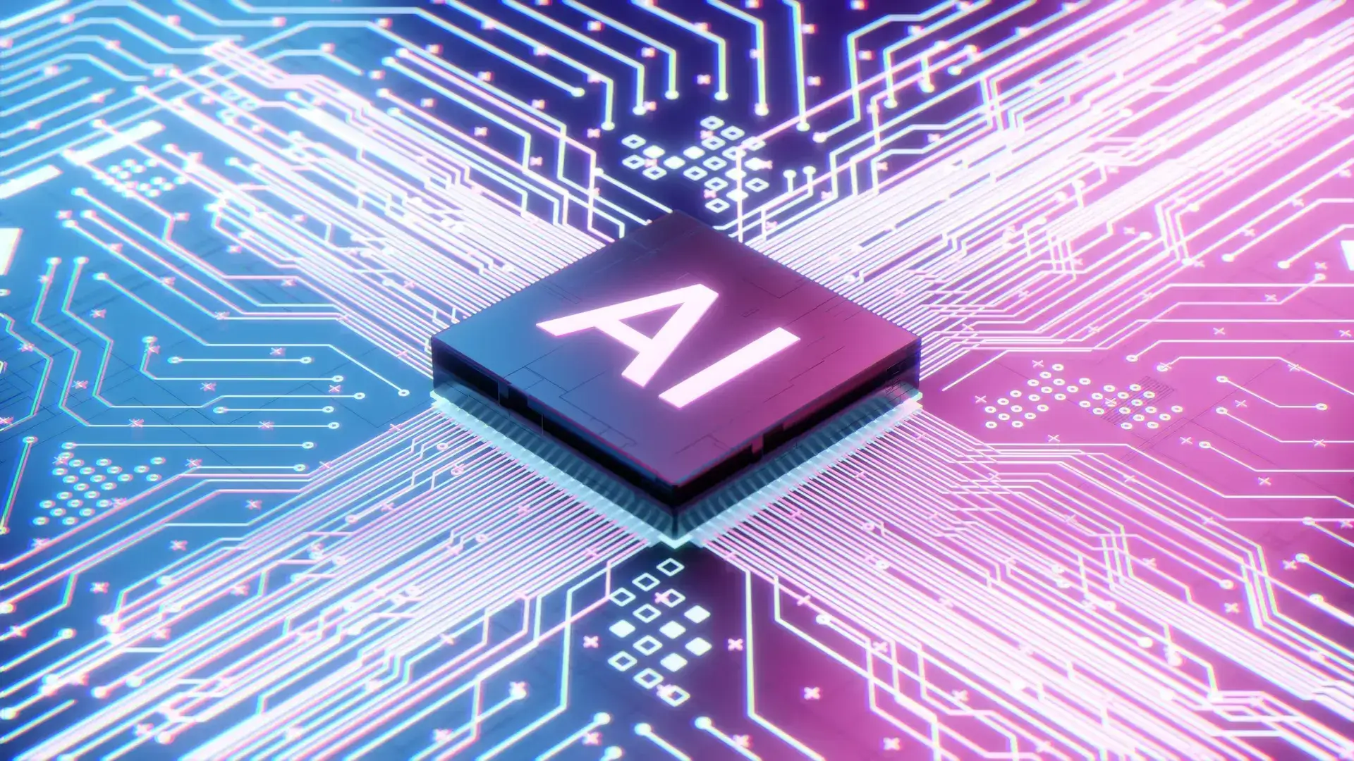 Chip mit KI Logo